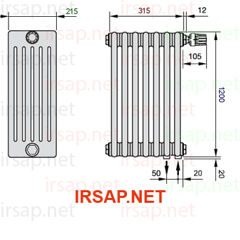 Радиатор IRSAP Tesi 61200/7 T25 CL 01